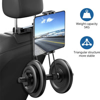 Support de repose-tête universel à 360° pour voiture